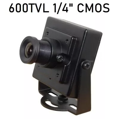 GC-3116 600TVL 1/4  CMOS CCD 3.6mm Lens Mini-box Spy CCTV BNC Camera • $11.83