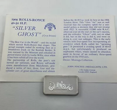 £69.40 • Buy 1909 Rolls-Royce 40-50HP - Lord Montagu Collection Of Great Car Ingots