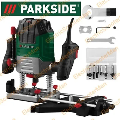 Parkside 1200W Electric Router + Bits & Accessories For Working Of Wood • £59.99