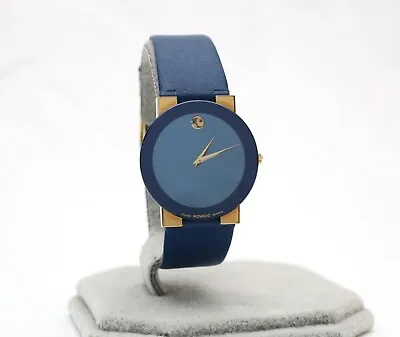 MOVADO 81.C6.877 Blue 32mm Classic Museum Watch • $374