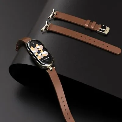 Genuine Leather Wristband NFC Strap Fashion Watch Band For Xiaomi 7/6 5 4 3 • $17.68