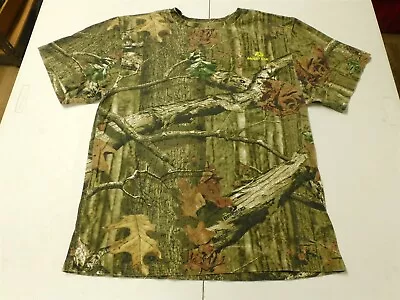 Kids Mossy Oak Break Up Infinity Camo Deer Hunting Short Sleeve Shirt 3XL 20-22 • $12.99