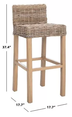 Safavieh CYPRESS BARSTOOL Reduced Price 2172724103 FOX6502B • $114