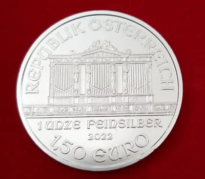£33.50 • Buy 2022 Austrian Vienna Philharmonic 1 Oz Silver Bullion Coin In Capsule
