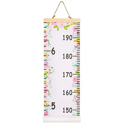$16.81 • Buy Baby Growth Chart Ruler For Kids Wood Frame Height Measure Chart 7.9In X 79In Ca