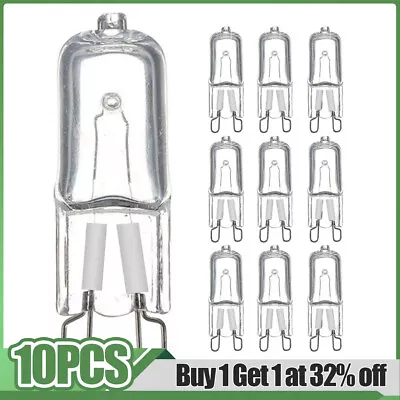 10pcs G9 Halogen Bulbs 25w/40w/60w Warm White Filament Lamp Replace Led Bulb • £4.26