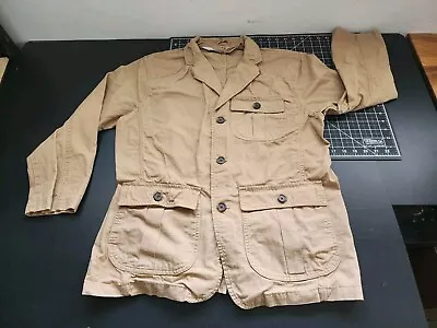 Vintage Haband Khaki Jacket Men’s Size Medium M Safari Cargo Tan Light Brown • $30.03