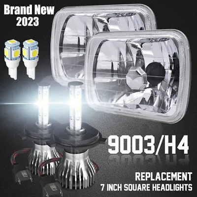 $109.98 • Buy For Toyota Pickup Truck Nissan Hardbody D21 7x6 Inch LED Headlights Hi-Lo 6000K