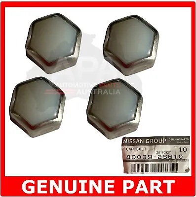 GENUINE Nissan Navara D22 4x4 4WD Steering Lock Stop Bolt Nut Cap Set Of 4 • $17.50