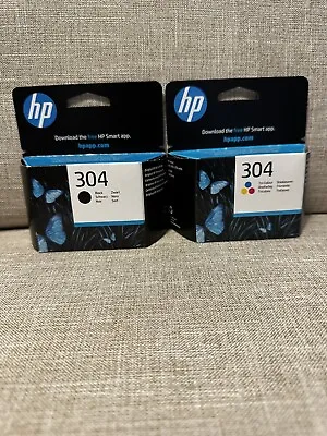 HP N9K06AE 304 Original Ink Cartridge Black +  304 Tri-Colour (Pack Of 2) • £24