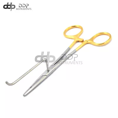 Ovariohysterectomy Spay Clamp Forceps 5'' Gold Handle Surgical Medic Ins DS-1424 • $23.10