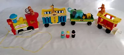 Fisher Price Vintage Little People Play Family Circus Train #991 COMPLETE FPB015 • $125