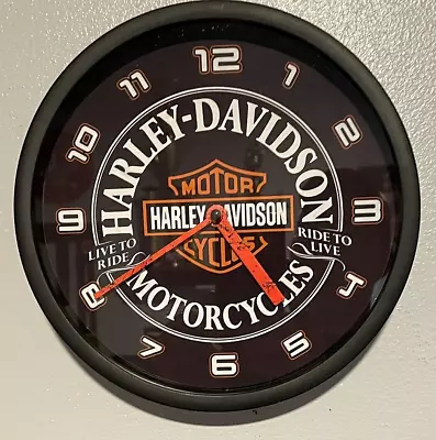 Harley-Davidson “Ride To LiveLive To Ride” Design 9” Wall Clock • $34