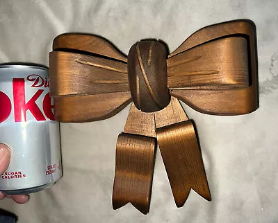 REPLACEMENT   Wooden BOW For WOOD MASTERS Heart QUILT HANGER HOLDER Taylor D Bow • $25