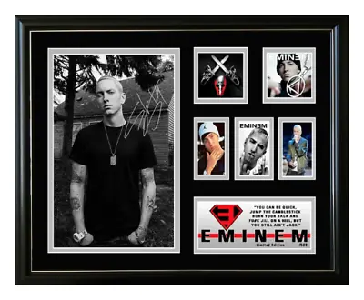 Eminem Signed Photo Limited Edition Framed Memorabilia • $129.99