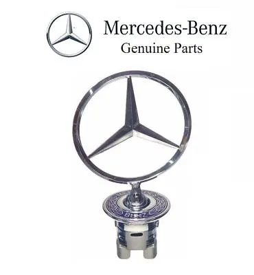 NEW FOR Mercedes GENUINE W124 W202 W203 W208 W210 W211 W220 Hood Star Emblem • $65.83