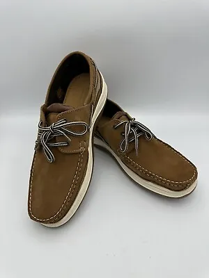 Fremantle Leather Sailing Deck Shoe Boat Shoes Size UK 9.5 EU 44 • £40