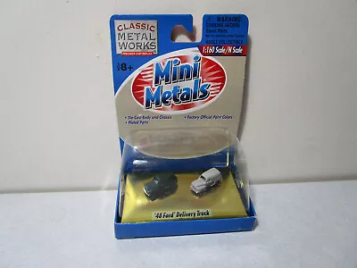 Classic Metal Works Mini Metals Cmw N 1948 48 Ford Delivery Panel Van Truck Rar • $18.99