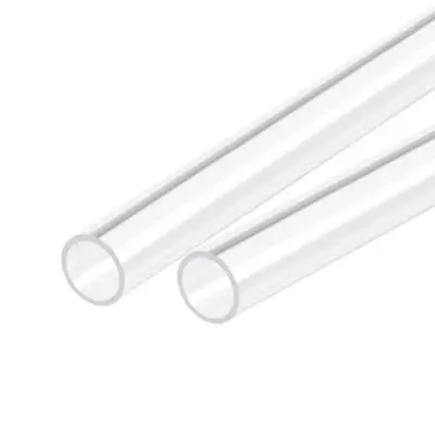 2pcs Acrylic Pipe Clear Round Tube 15mm ID 18mm OD 18  For Lamps And Lanterns • $13.07