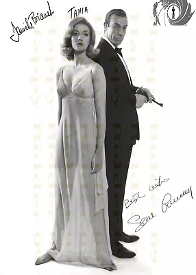 DANIELA BIANCHI & SEAN CONNERY JAMES BOND FROM RUSSIA WITH LOVE. Signed 7x5 Pic • £5.99