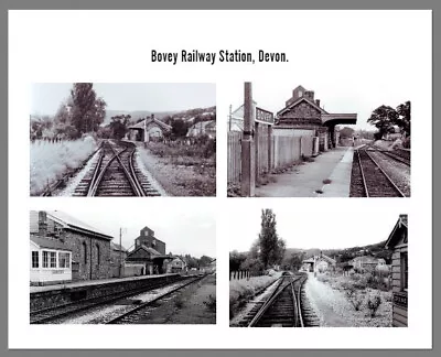 BOVEY RAILWAY STATION DEVON. PHOTO OPTIONS; 10x8 COLLAGE Or FOUR 6x4 PHOTOS • £6.50