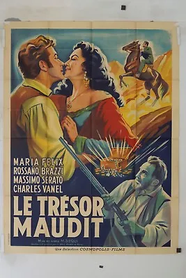 LE TRÉSOR MAUDIT MOVIE POSTER ORIGINAL 120x160 MARIA FELIX • $99.99