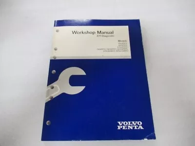 2000 Volvo Penta EFI Diagnostic Models OEM Workshop Manual P/N 7797354 • $23.60