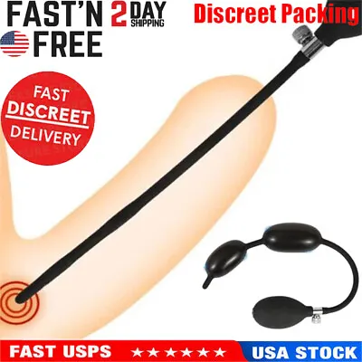 Inflatable Urethral Sounding Sounds Penis Plug Stretcher Dilator With Pump • $8.29