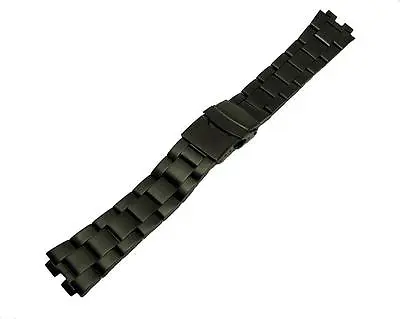 Kreisler 22mm Black PVD Stainless Steel Bracelet For Pebble Steel Smartwatch • $11.79