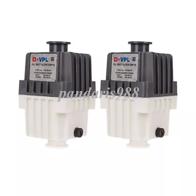 $259.99 • Buy 2X EMF16 Oil Mist Exhaust Filter, KF25 Ports, Designed For Edwards Vacuum Pumps