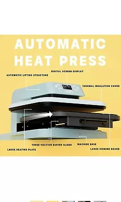 Htvront Auto Heat Press Machine 15 X 15 In Sublimation Transfer For T-shirt • $177.62