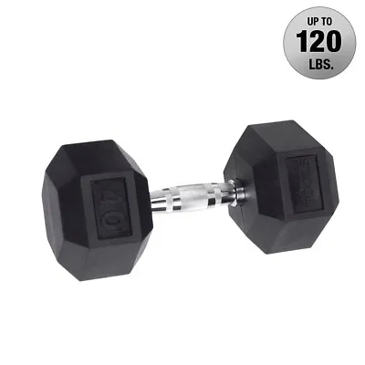 Body-Solid Rubber Hex Dumbbells From 3 To 120 Lb. • $205