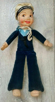 £97 • Buy Norah Wellings CUNARD LINE RMS Aquitania JOLLY BOY SAILOR DOLL Fast Delivery 