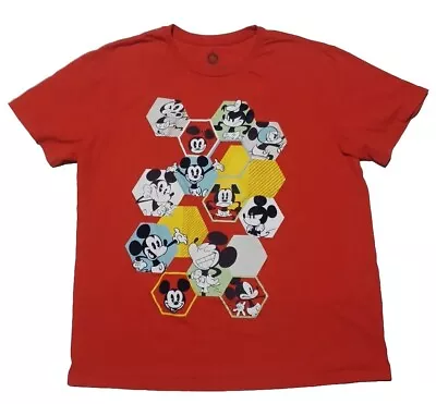 Disney Mickey Mouse Red XL Shirt Adult Retro Cartoon  • $15