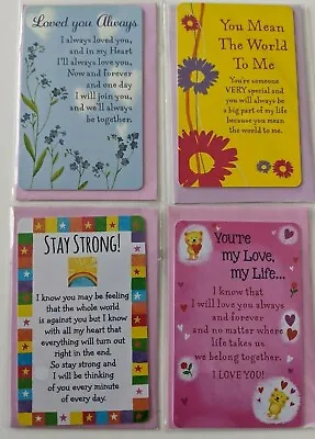 Heartwarmers Wallet Purse Keepsake Card Love Stay Strong You Mean The World • £2.25