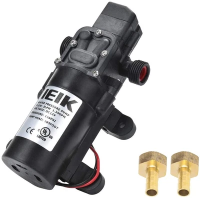 $27.84 • Buy Water Pressure Diaphragm Pump DC 12V Pressure Switch Sprayer Pump 5LPM 1.35 GPM