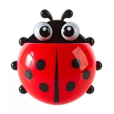 Ladybug Toothbrush Holder Suction Ladybird Toothpaste Wall Sucker Bathroom Sets  • $12.34