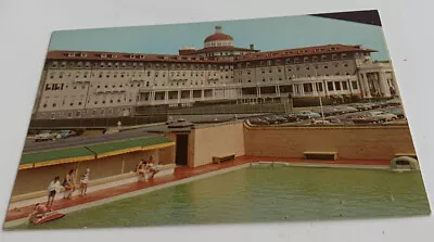 Postcard South End Swimming Pool & Monmouth Hotel Spring  Lake NJ Vtg Swimmers • $15