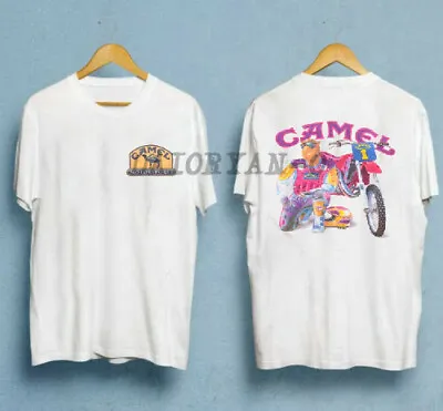 $23.80 • Buy Vintage 1993 Camel Supercross Single Stitch Shirt- White Men Tee