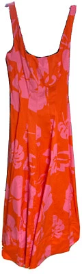 $129 • Buy Staud Dress NWOT Size 00. Orange And Pink Print.