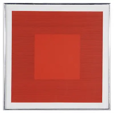 Sol Lewitt Lines In Two Directions Serigraph 1981 Signed & Numbered • $4500