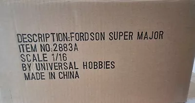 £150 • Buy Uh Fordson Super Major Tractor 1/16 Scale - 2010 Doe Show Model Limited Edition