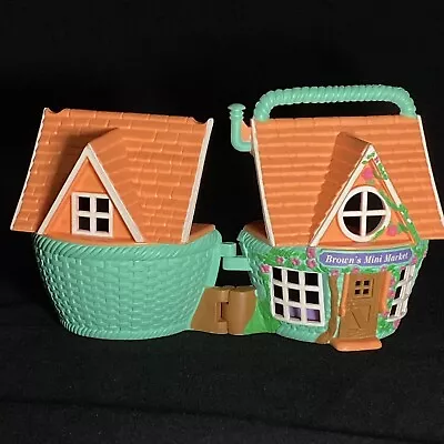 Vintage Teeny Weeny Families: 1995 Brown’s Mini Market With Playset Polly Pocket • $39