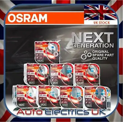 Osram Night Breaker Laser (next Generation) +150% H1 H3 H4 H7 H8 H11 Hb3 Hb4 • $27.78