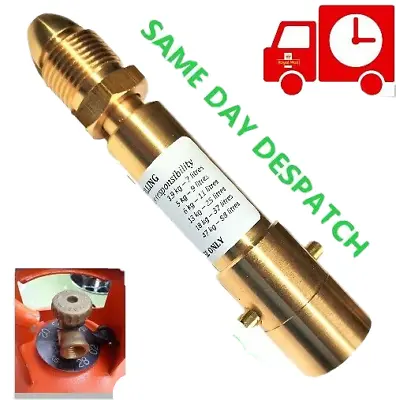 UK GAS BOTTLE LPG ReFilling Point Filler To Propane Gas Cylinder SWIVEL Adapter • $32.36