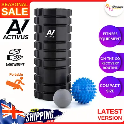 $23.57 • Buy Activus Foam Roller And Acupressure Massage Balls Set W/ Bonus Gym Sack