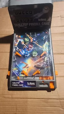 Totes Tabletop Sci-fi Spaceships Mini Pinball Game Lights Sounds Working  • $25