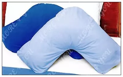 Over 10 Colors - V Shaped / Tri / Boomerang Standard Pillowcase Polyester Cotton • $12.50