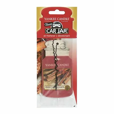 Yankee Candle 2D Car Air Freshener Freshner Christmas Scent SPARKLING CINNAMON • £3.40