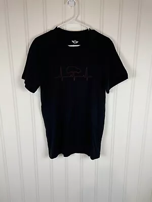 Mini Cooper Heartbeat Tshirt Black Short Sleeve Size Medium Car Shirt • $21.24